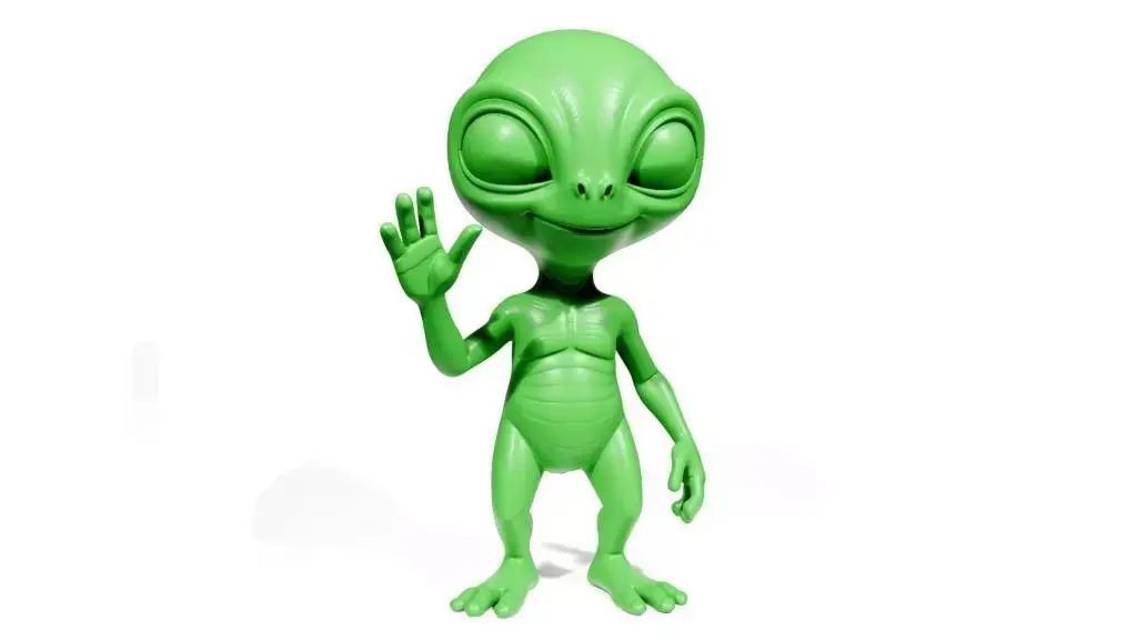 Friendly Alien 2 3D print model