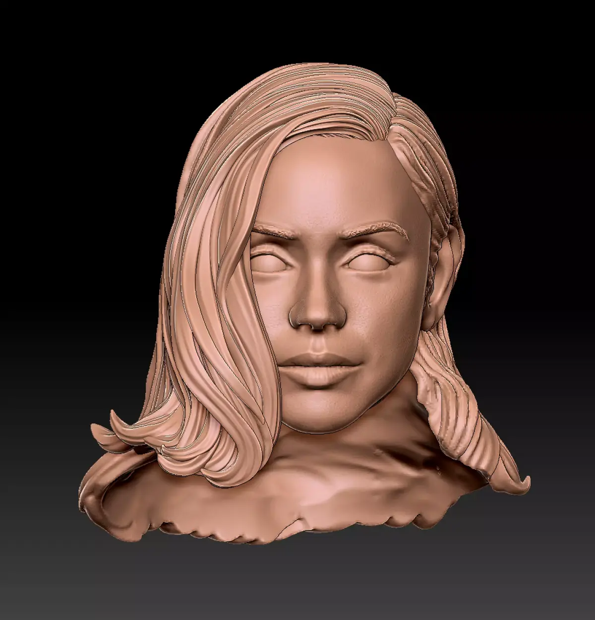 Anne De Armas with Long hair 3D print model purchase