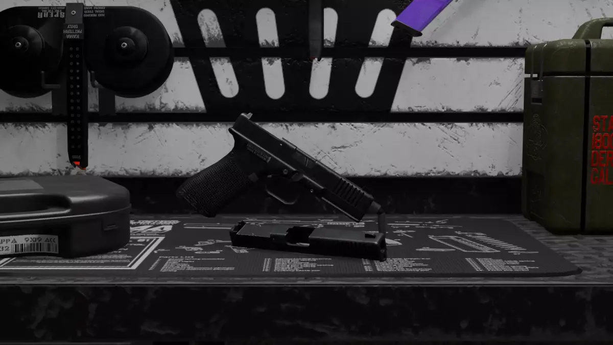 Kama Duty Handgun Low-poly 3D model