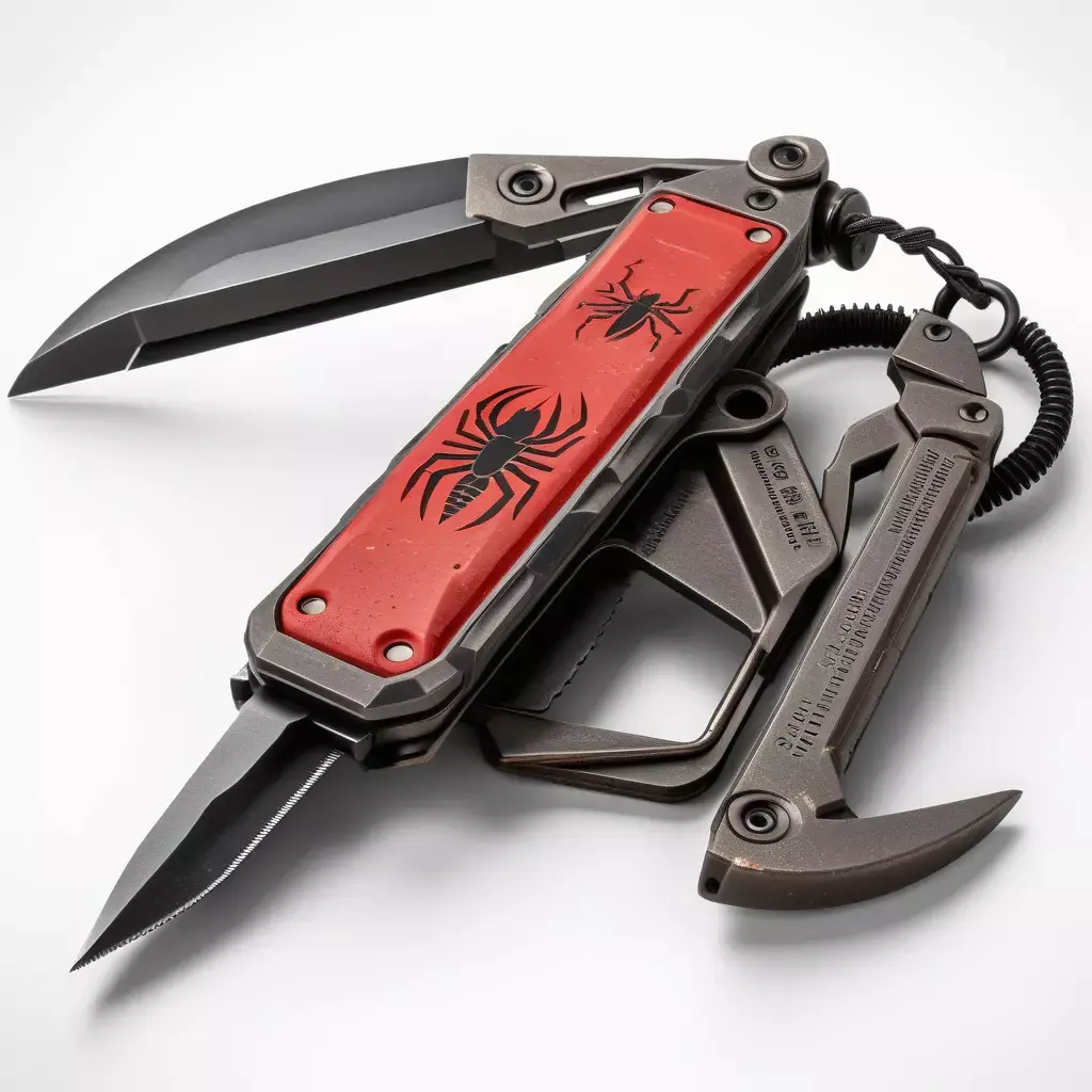 Tactical MultiTool Survival Knife 3D model