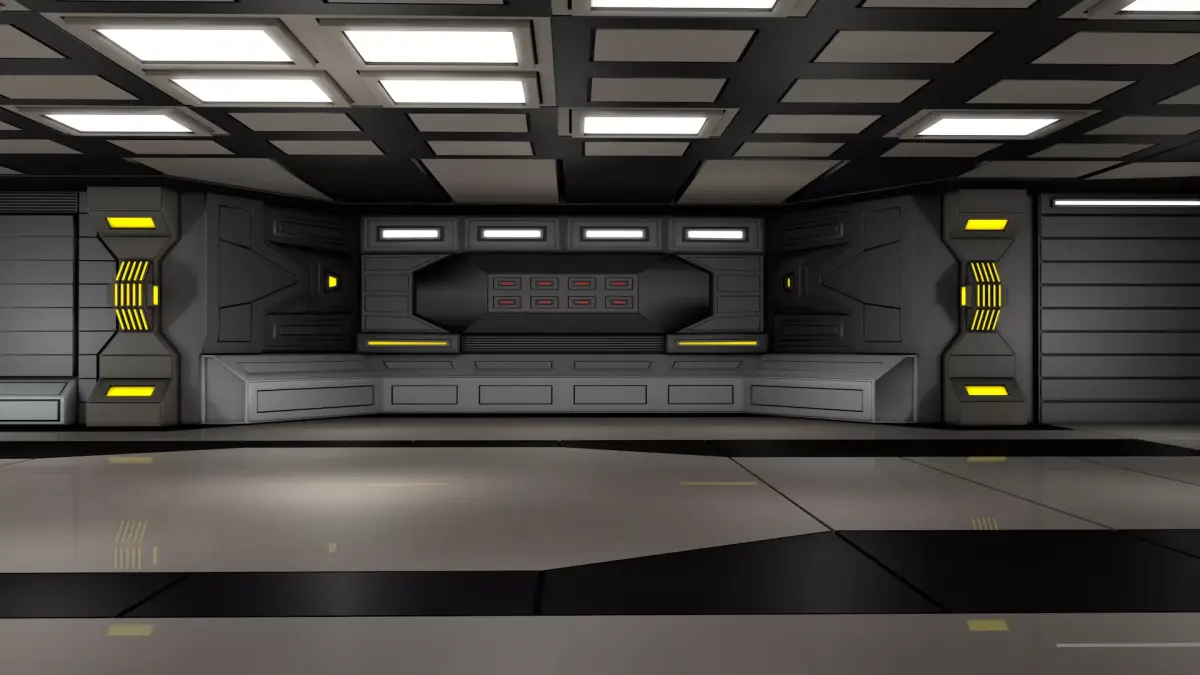 Sci Fi Room 3D model 85