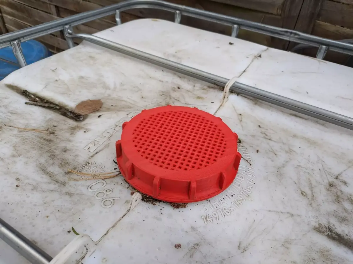 IBC TANK LID GRID diameter 163mm 3D print model