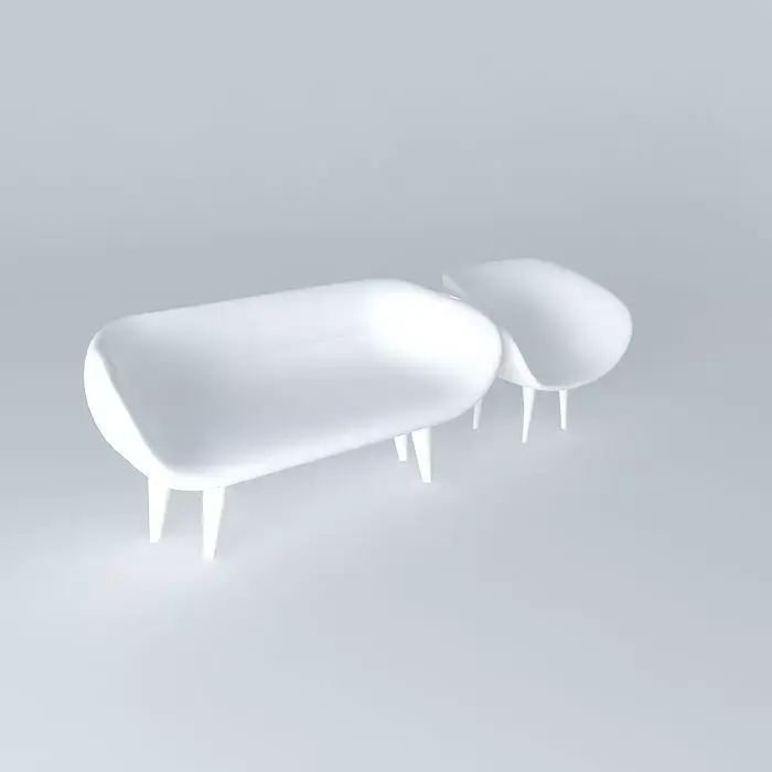 sofa pair of sofas Free 3D model