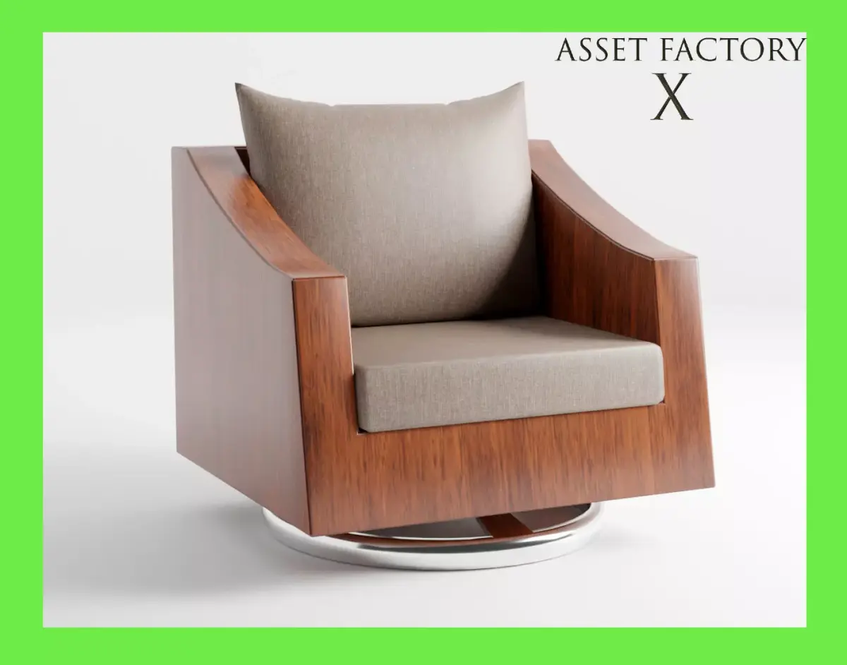 Modern Arm Chair 3D model purchase