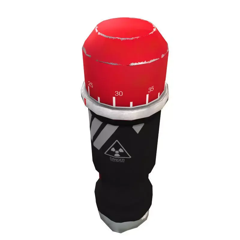 Grenades fire extinguisher Low-poly 3D model
