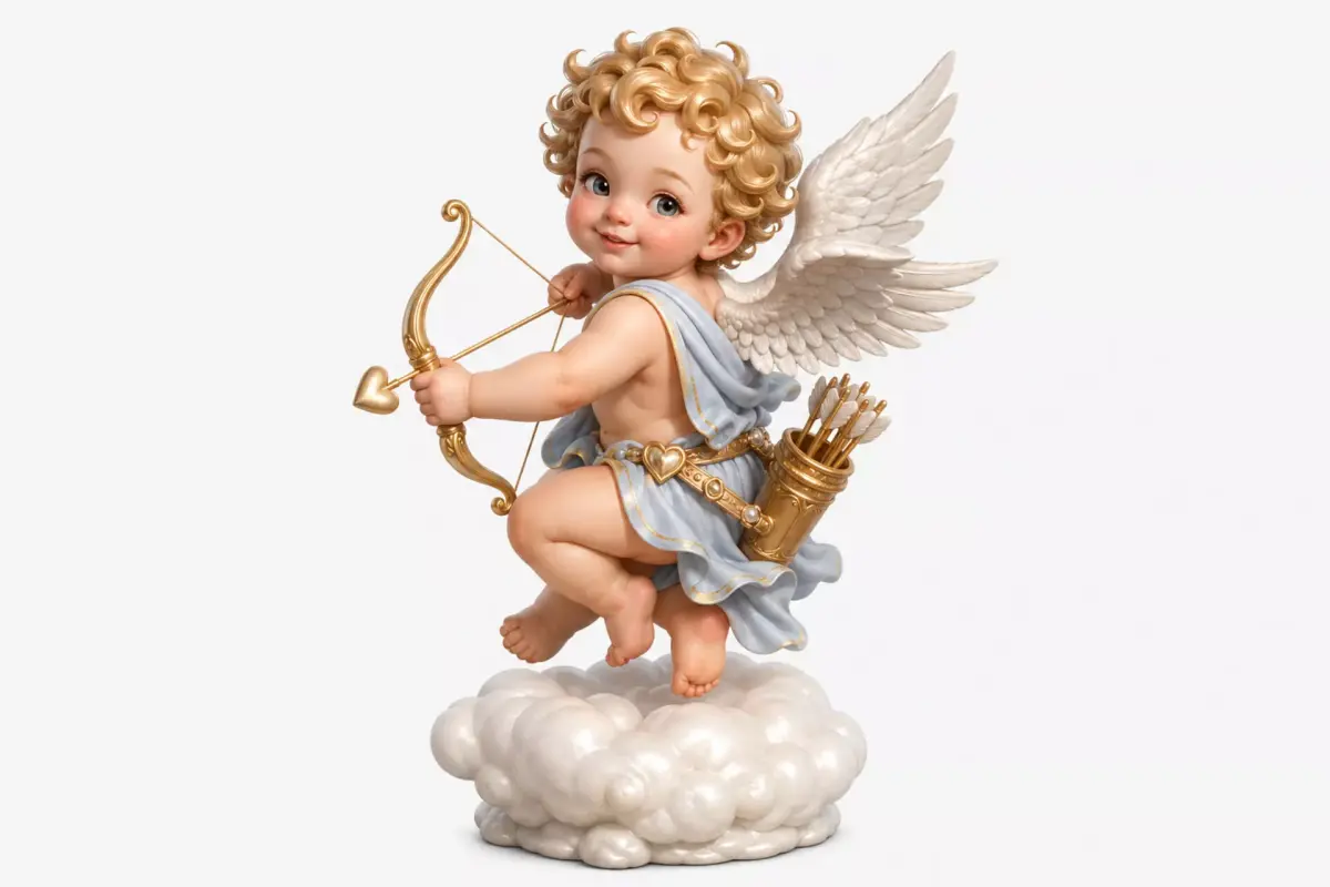 Cupid on a Cloud 3D model