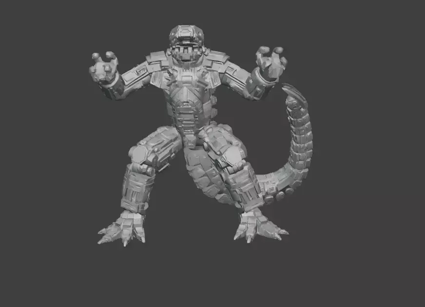 Mecha - 3D Printable Static Model 181x200x125 mm 3D print model