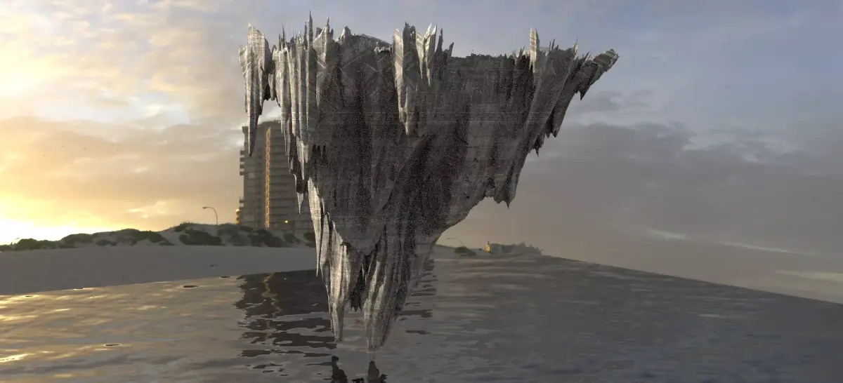 Floating Mountain 2 3D model