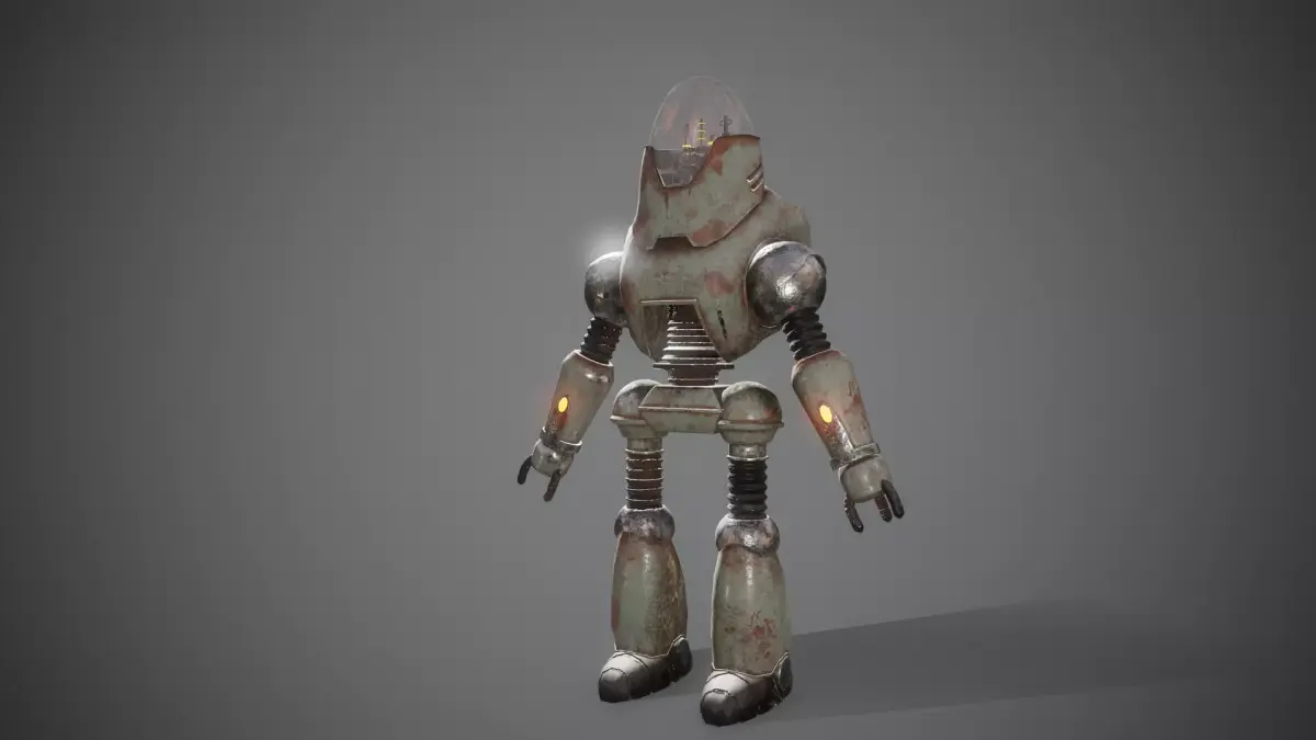 Fallout - Protectron Robot  3D model