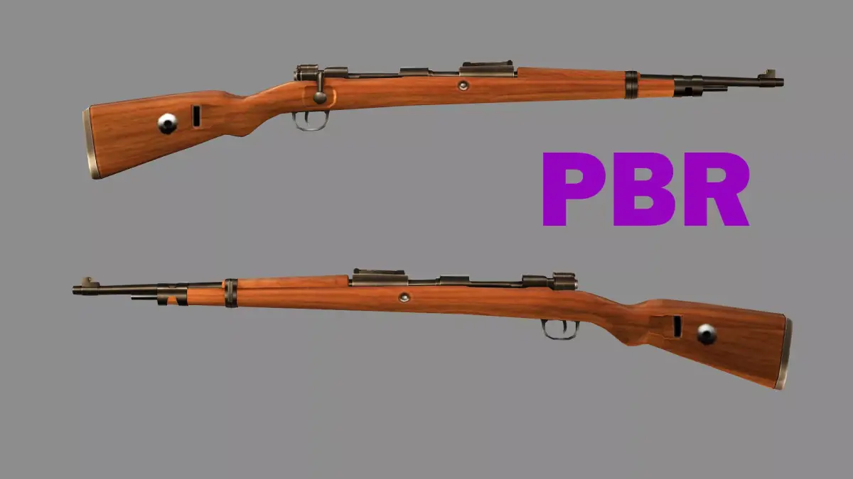Karabiner 98k Tactical Rifle Low-poly 3D Model Low-poly 3D model purchase