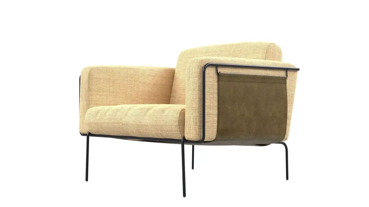 Armchair Bauhaus Free 3D model