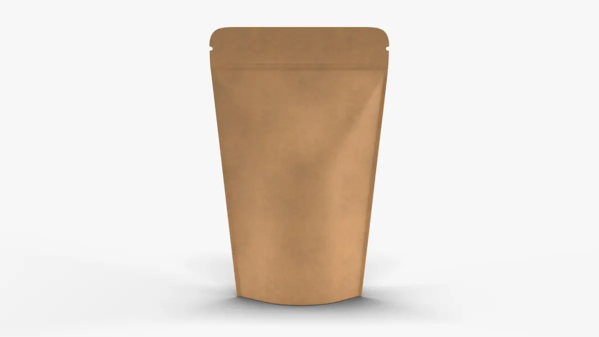 Paper Standup Pouch 3D model