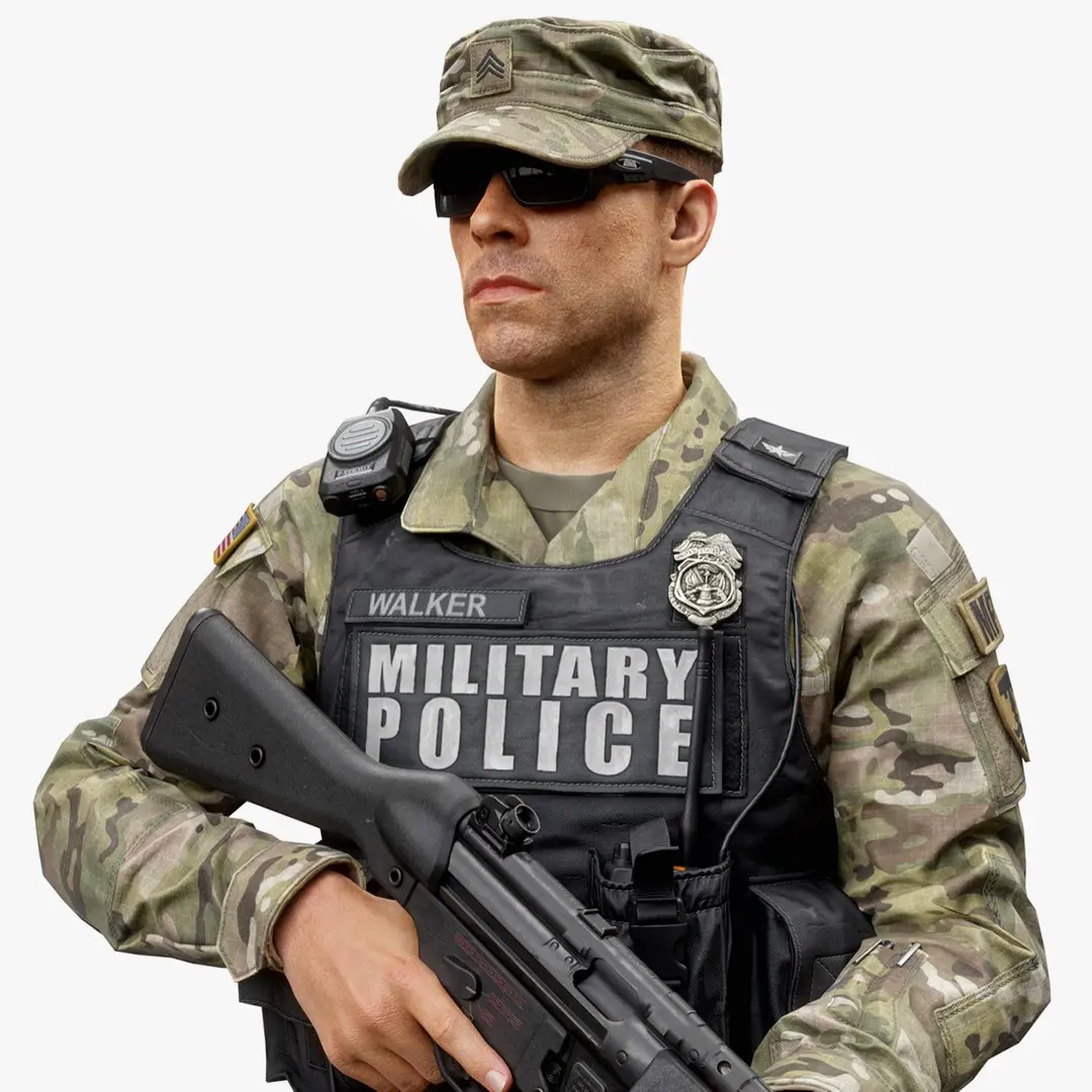 US Military Police Soldier 3D model