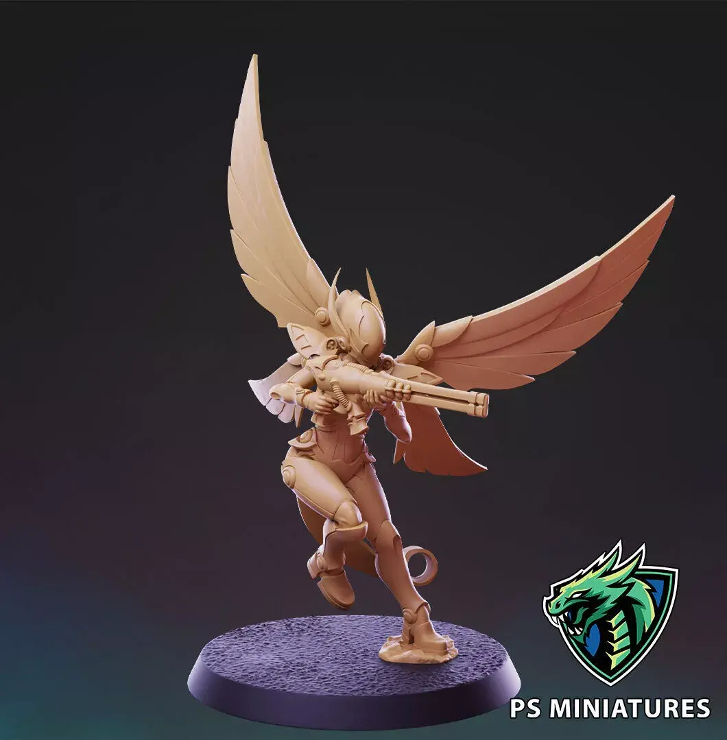 Galaxy Elves - Female Vengeful Wasps Pose 4 3D print model
