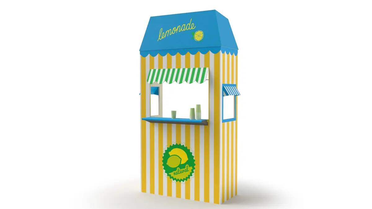 Lemonade Booth 3D Model