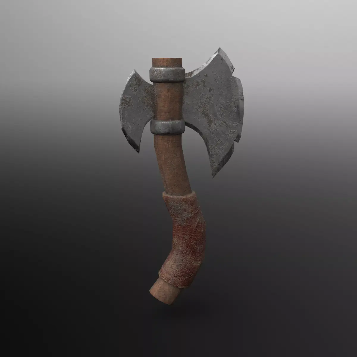 Realistic Axe Low-poly 3D model purchase