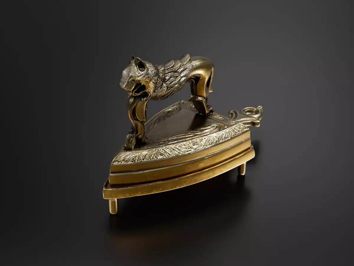 Old golden iron 3D print model