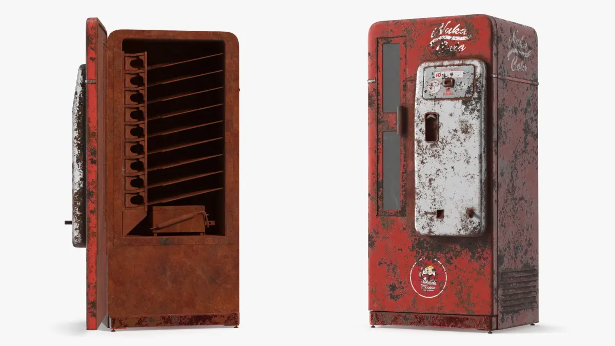 Retro Vending Machine for Nuka-Cola 3D model