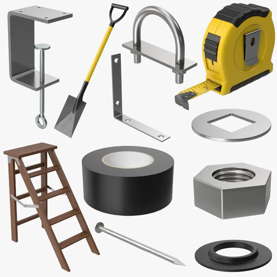 Hand Tools Collection 3D model get