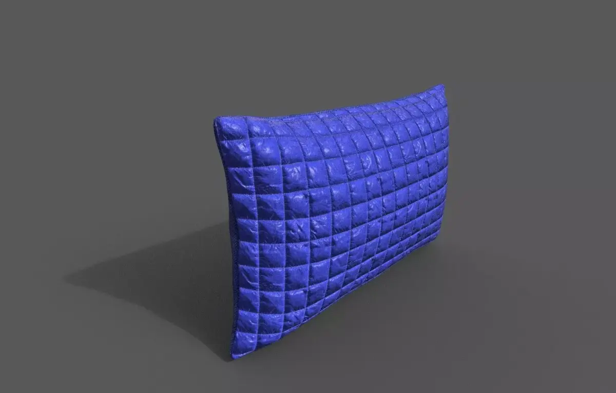 Cushion furniture Low-poly 3D model get