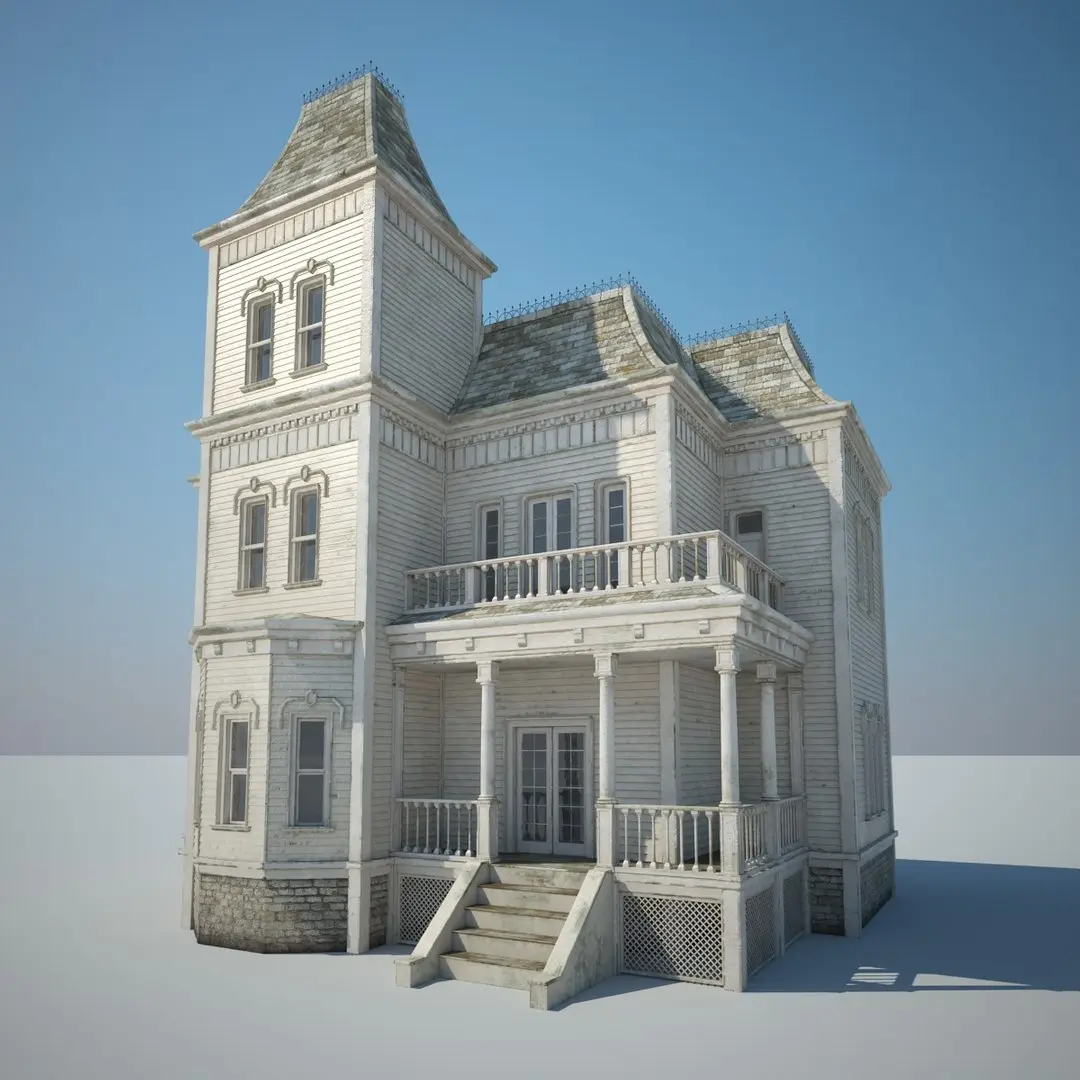 Old Victorian House 3D model
