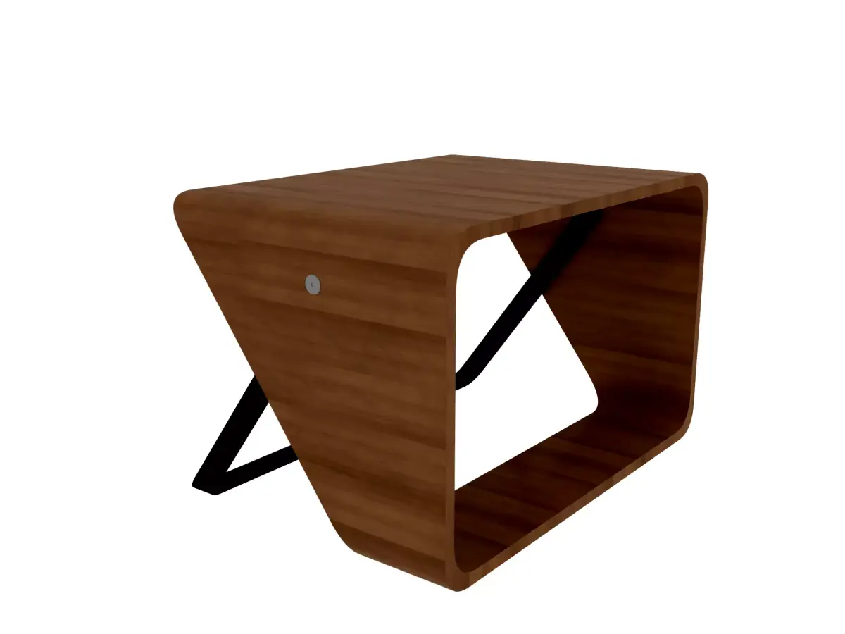 3d Desk - OFFICE FURNITURE Free low-poly 3D model