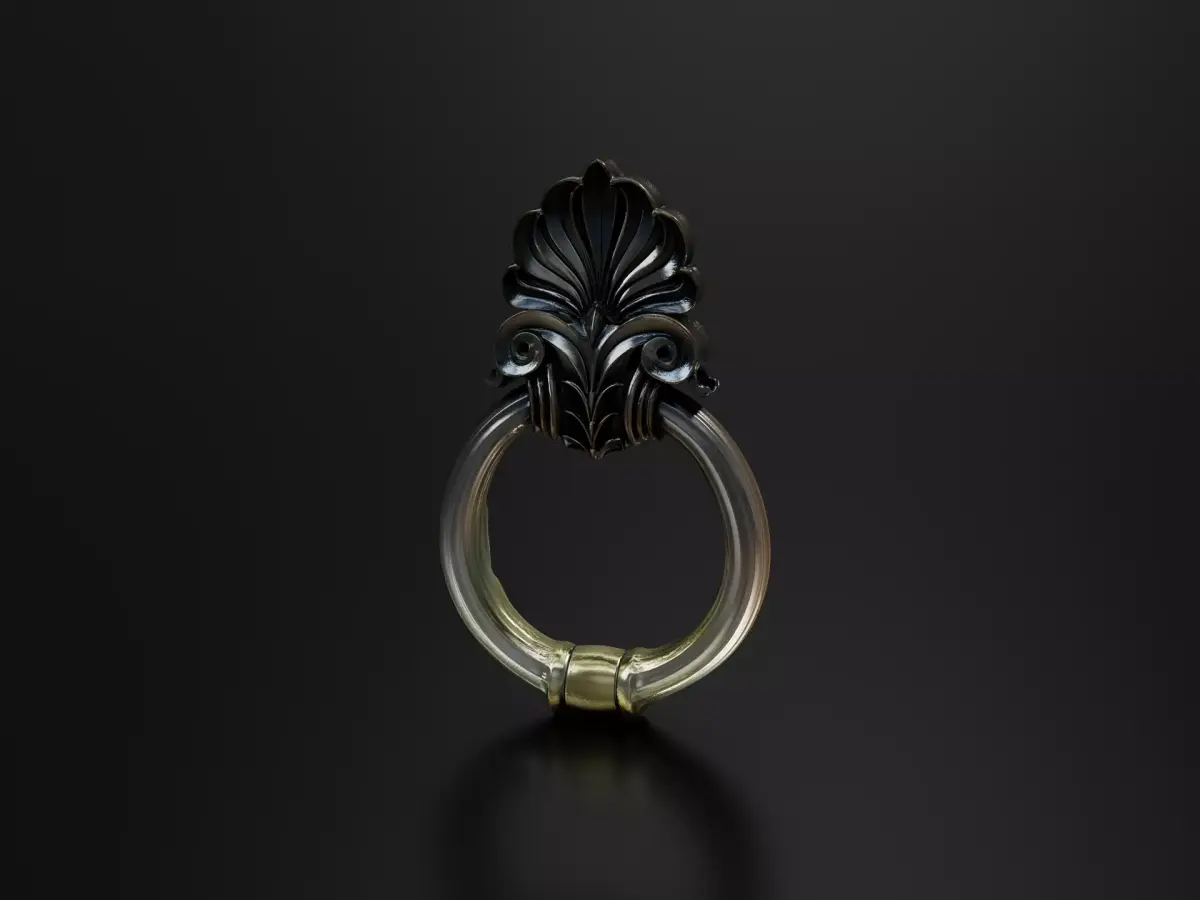 Old door knocker 2 3D print model