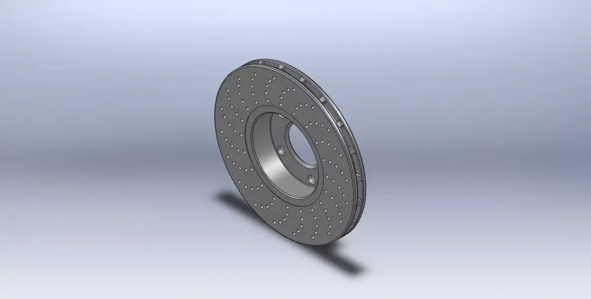 Brake disk 3D model purchase
