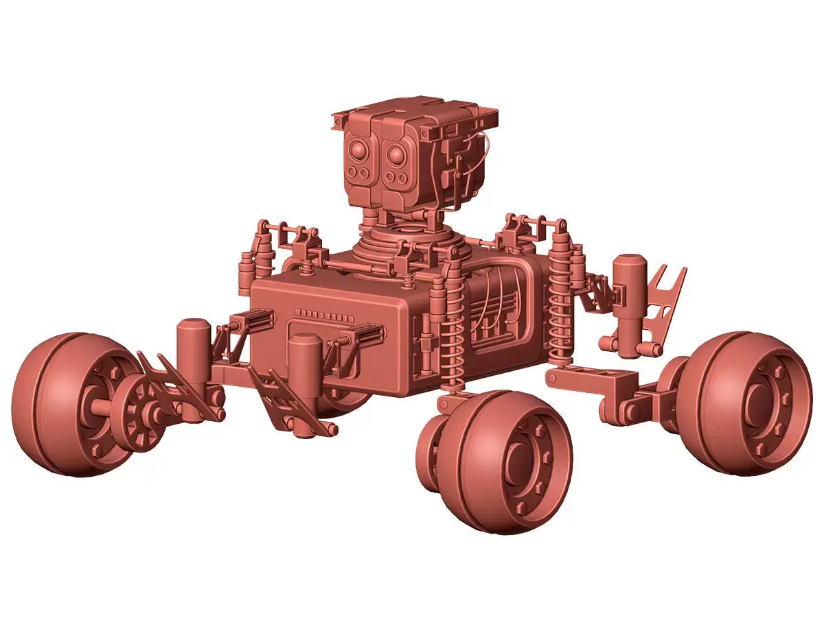 Robot 2 - Only Mesh 3D model