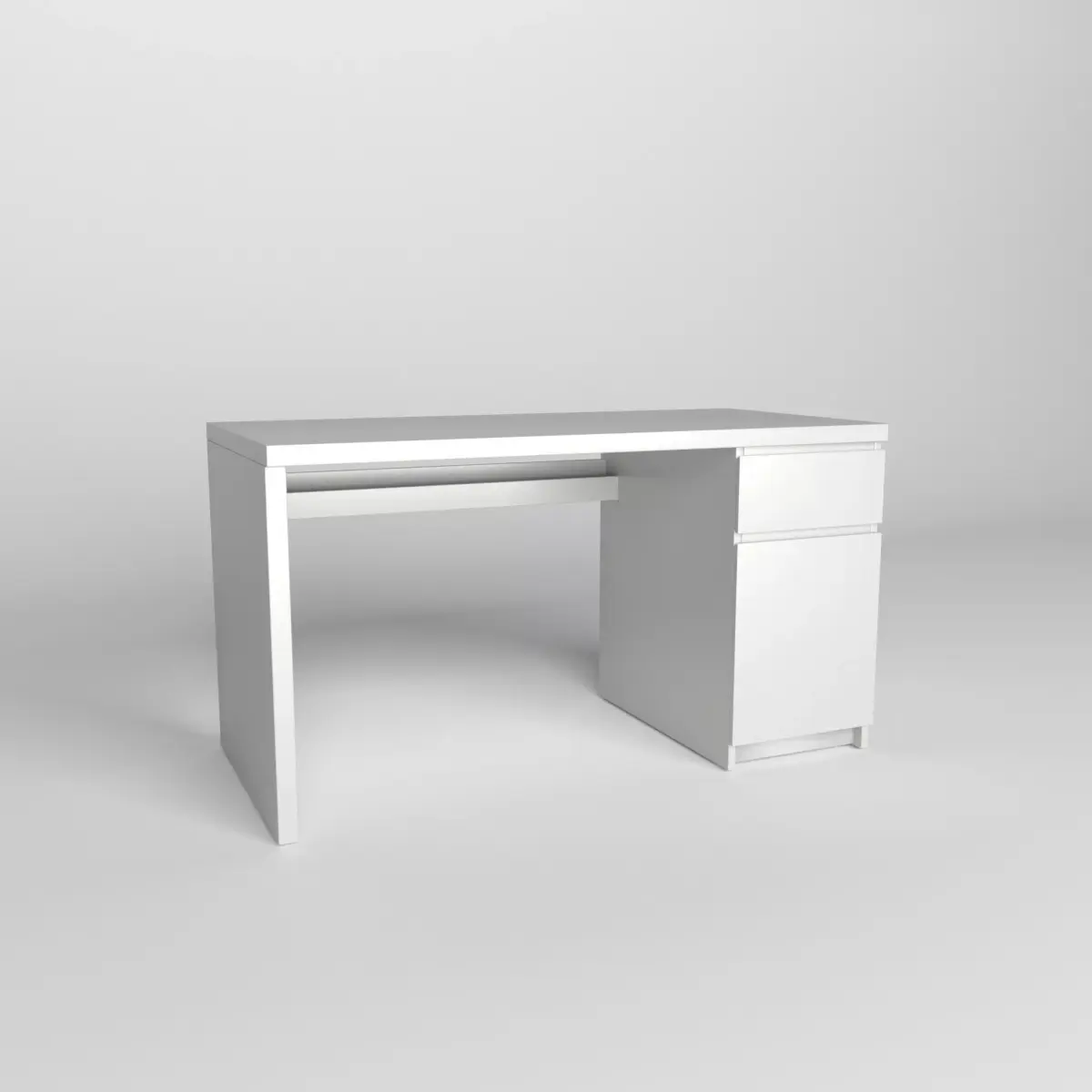 Simple Desk Table Free 3D model