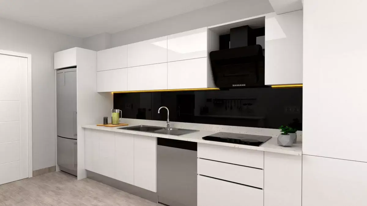 Mutfak kitchen design  Free 3D model