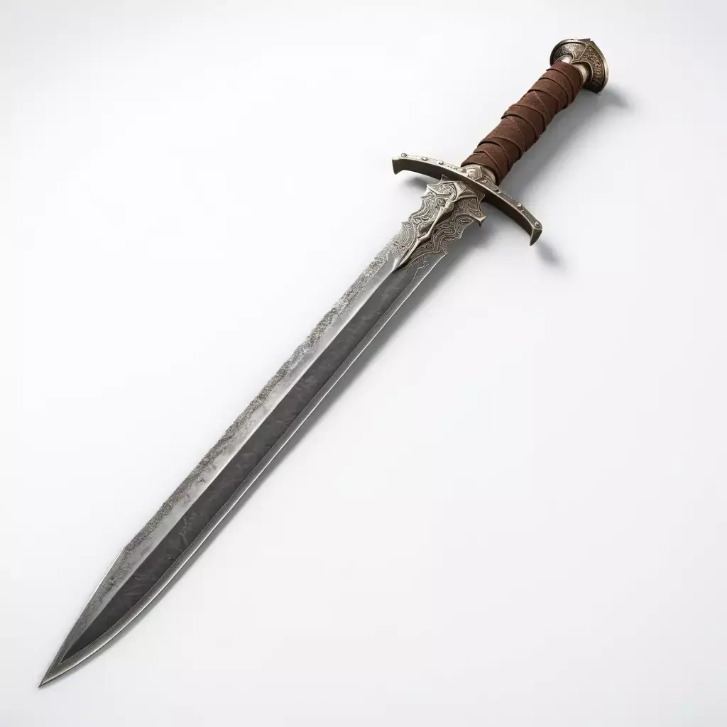 Rusty Medieval Sword 3D Model 3D model