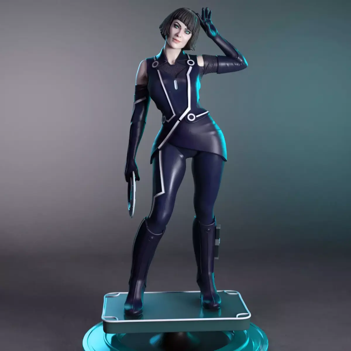 Quorra from Tron Legacy 3D print model