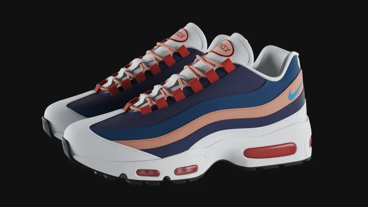 Nike Air Max 95 Multicolor 3D model