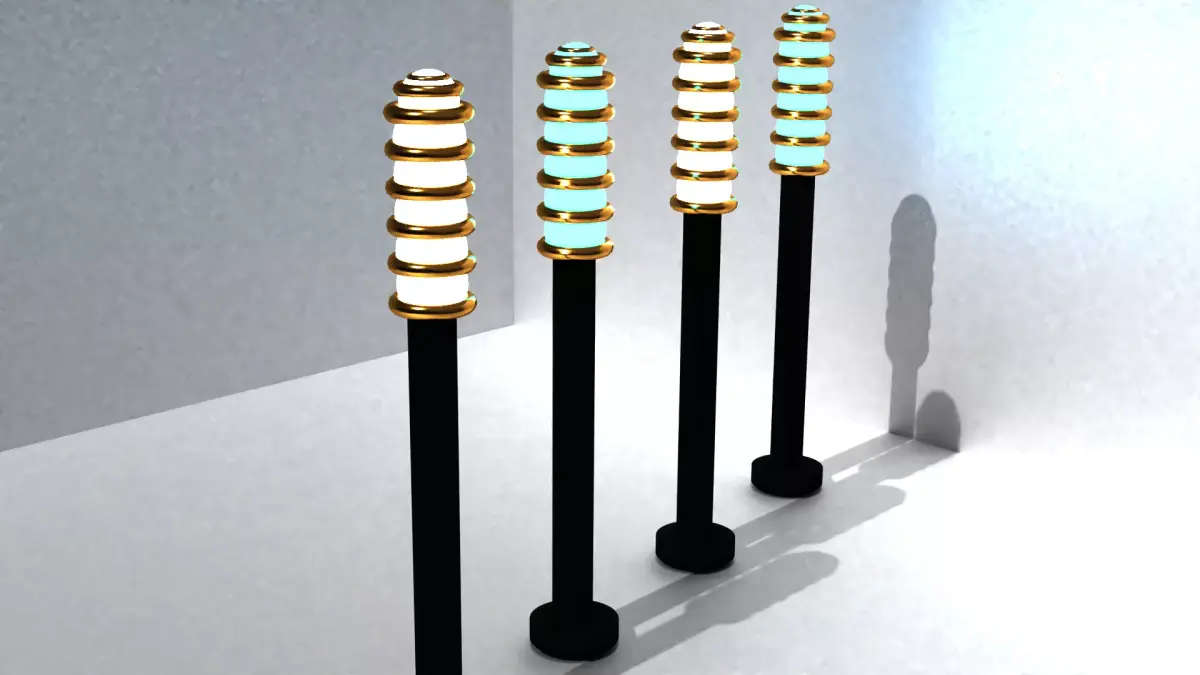 Outdoor Lamp 3D model purchase