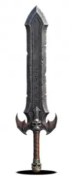 Realistic Medieval Sword 3D Model Low-poly 3D model