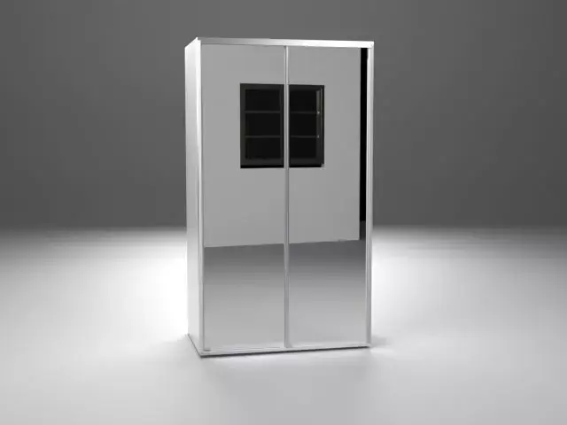 closet with 2 mirror doors Free 3D model purchase