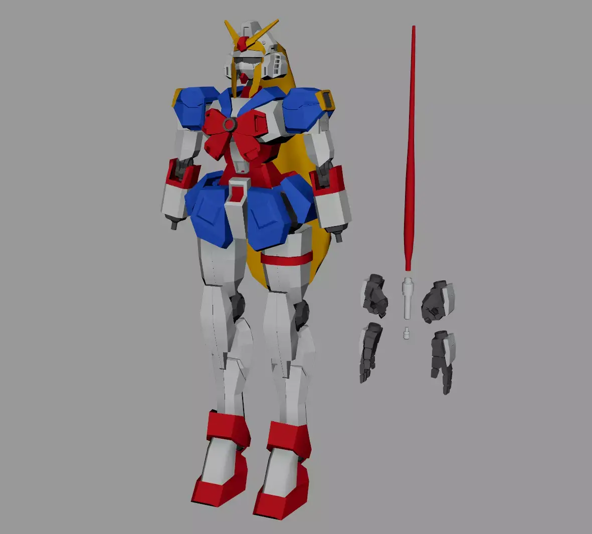NOBEL GUNDAM RECREATION 3D print model purchase