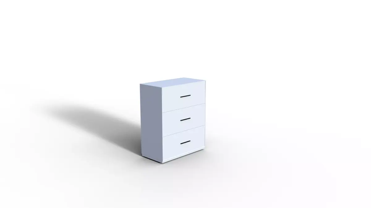 Small Wardrobe Free 3D model