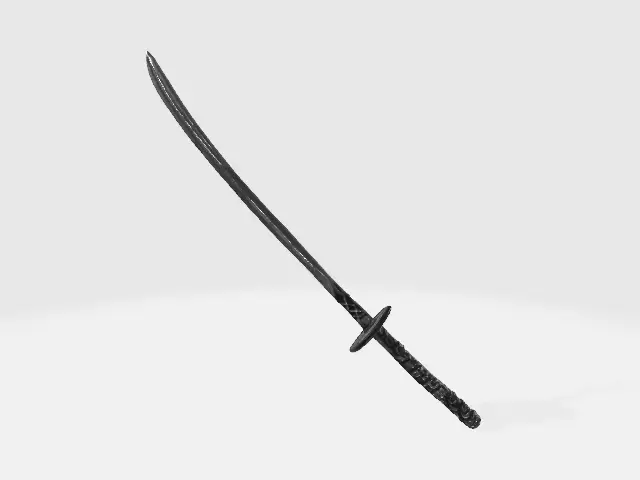 Ebony sword 3D model