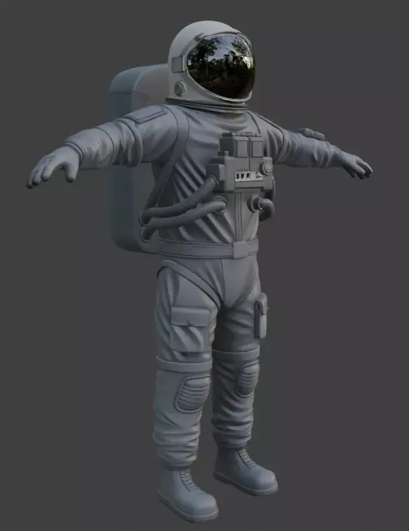 Astronaut Spacesuit 3D Model 3D model 25