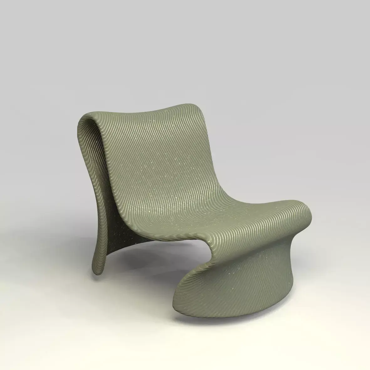Fold Lounge chair by Velichko Velikov 3D model