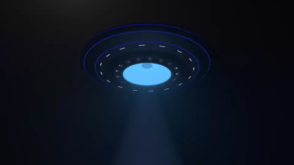 UFO DH01 Low-poly 3D model