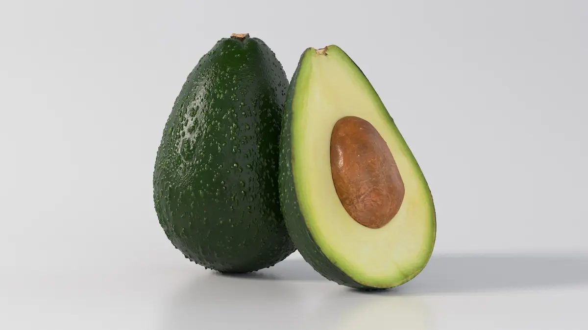 Realistic Avocado 3D model
