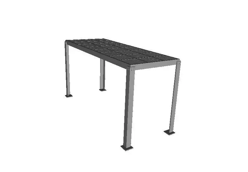 Steel Canopy Free 3D model