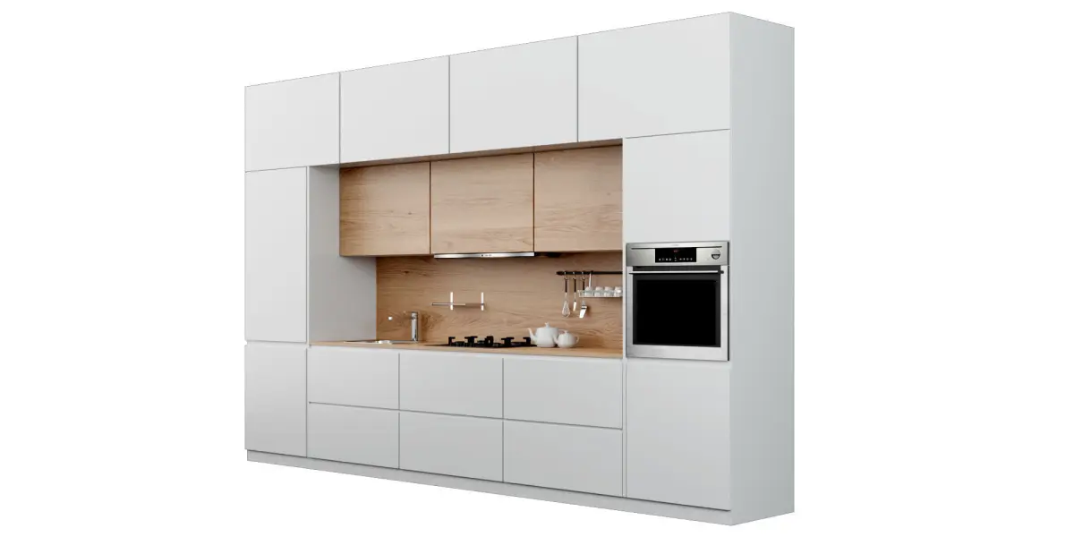 Modern Kitchen Set Free 3D model