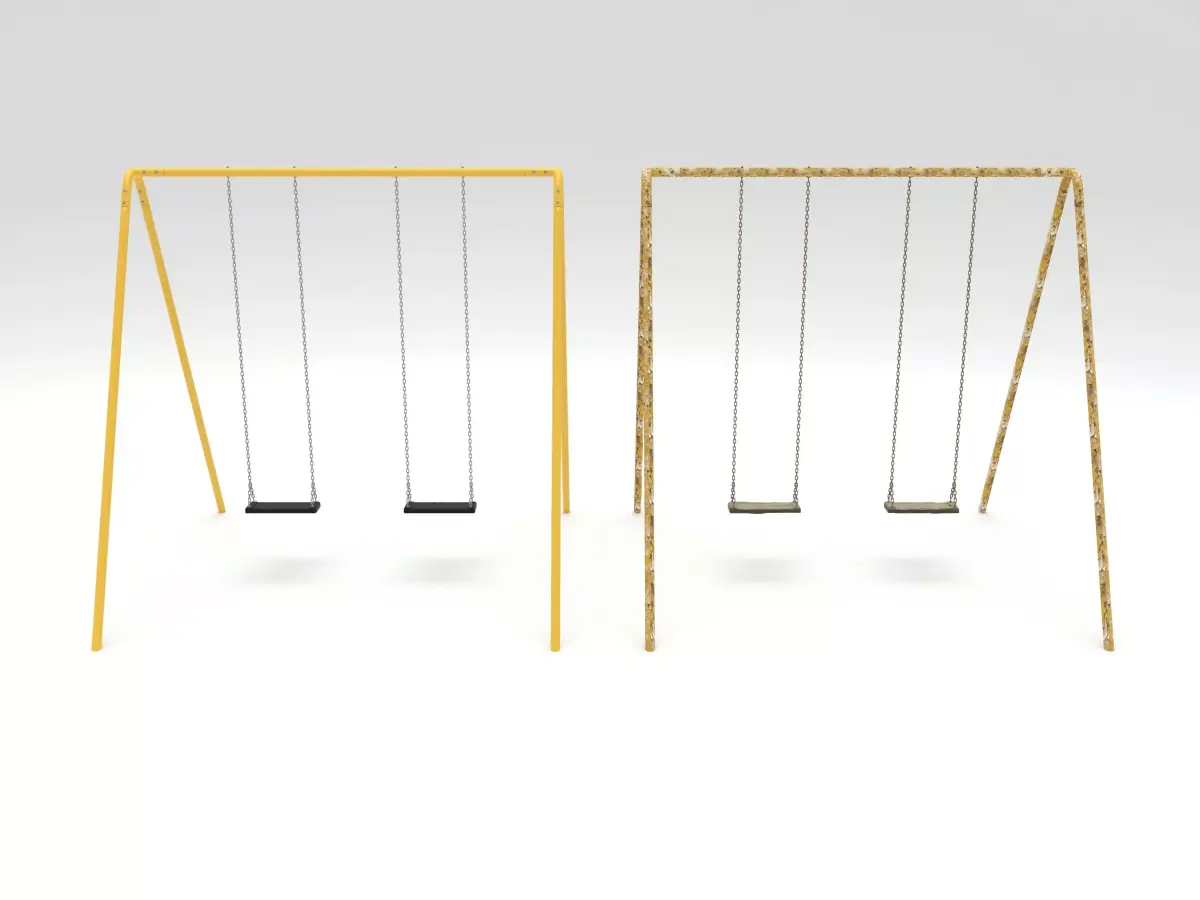Swing two swings Free 3D model