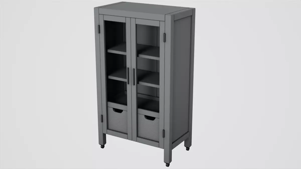 Patio Cabinet Free low-poly 3D model