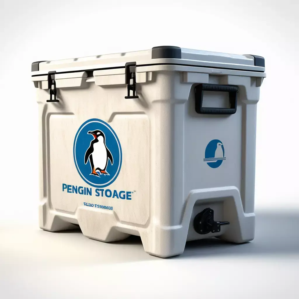 Camping Cooler Ice Chest Box 3D model