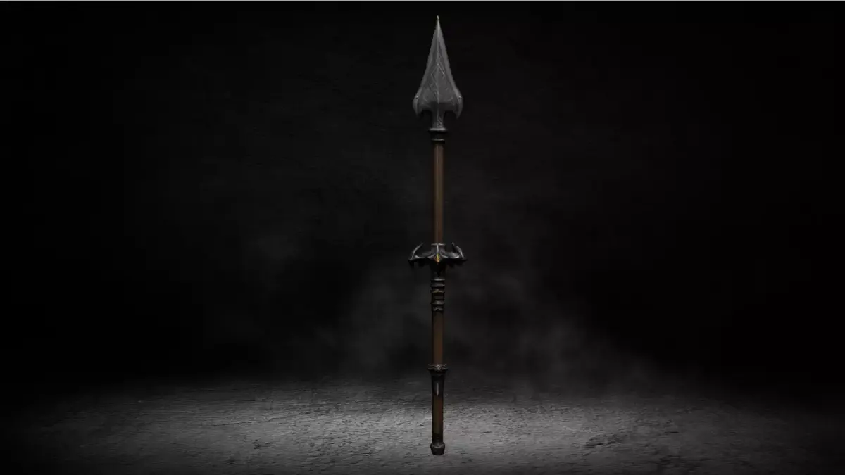 Medieval Ancient Spear Low-poly 3D Model Low-poly 3D model